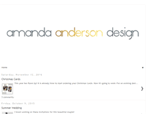 Tablet Screenshot of amandaandersondesign.blogspot.com