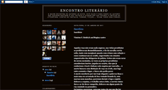 Desktop Screenshot of encontroliterario2010.blogspot.com