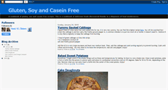 Desktop Screenshot of glutensoyandcaseinfree.blogspot.com