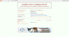 Desktop Screenshot of comunitemmanuel.blogspot.com