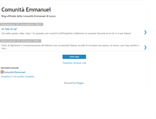 Tablet Screenshot of comunitemmanuel.blogspot.com