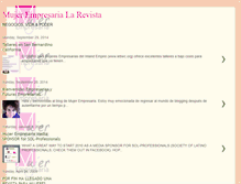 Tablet Screenshot of mujerempresarialarevista.blogspot.com