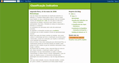 Desktop Screenshot of classifcacaoindicativa.blogspot.com