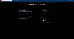 Desktop Screenshot of breadofangels.blogspot.com