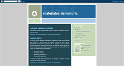 Desktop Screenshot of materiales87dehistoria.blogspot.com