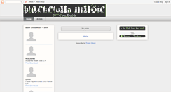 Desktop Screenshot of blackcloudmusic.blogspot.com