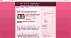 Desktop Screenshot of infos-wellness.blogspot.com