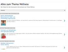 Tablet Screenshot of infos-wellness.blogspot.com