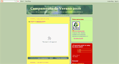 Desktop Screenshot of campamentoverano2010.blogspot.com