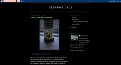 Desktop Screenshot of geekphysicalexplained.blogspot.com