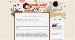 Desktop Screenshot of delicateflowerpdx.blogspot.com