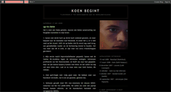 Desktop Screenshot of koenbegint.blogspot.com