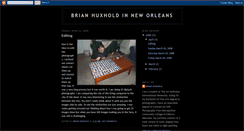 Desktop Screenshot of brianhuxholdnola.blogspot.com