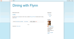 Desktop Screenshot of diningwithflynn.blogspot.com