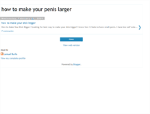 Tablet Screenshot of howtomakeyourdickbigger.blogspot.com