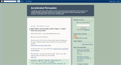 Desktop Screenshot of acceleratedpersuasion.blogspot.com