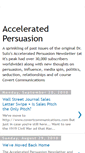 Mobile Screenshot of acceleratedpersuasion.blogspot.com