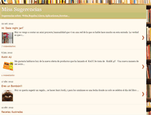 Tablet Screenshot of misssugerencias.blogspot.com
