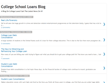 Tablet Screenshot of collegeschoolloans.blogspot.com