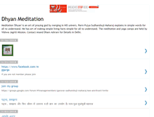 Tablet Screenshot of dhyanmeditation.blogspot.com