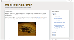 Desktop Screenshot of existentialchef.blogspot.com