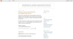 Desktop Screenshot of newenglandgardenevents.blogspot.com