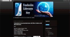 Desktop Screenshot of liderdelbicentenario.blogspot.com