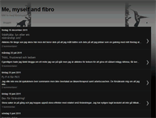 Tablet Screenshot of memyselfandfibro.blogspot.com