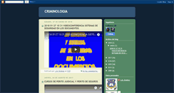 Desktop Screenshot of escuelacriminologia.blogspot.com