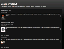 Tablet Screenshot of deathorglory-warhammer40k.blogspot.com