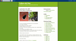 Desktop Screenshot of culturadelvino.blogspot.com