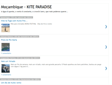 Tablet Screenshot of mocambique-kitesurf.blogspot.com