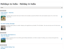 Tablet Screenshot of holidays2india.blogspot.com