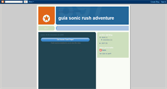 Desktop Screenshot of guiasonicrushadventure.blogspot.com