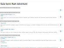 Tablet Screenshot of guiasonicrushadventure.blogspot.com