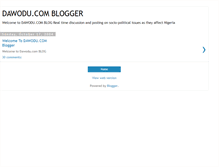 Tablet Screenshot of dawoducom.blogspot.com