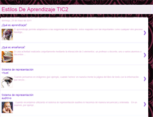 Tablet Screenshot of estilos-de-aprendizaje-tic2.blogspot.com