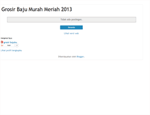 Tablet Screenshot of grosirbajumurahmeriah2013.blogspot.com