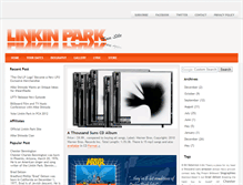 Tablet Screenshot of linkin-parkfansite.blogspot.com