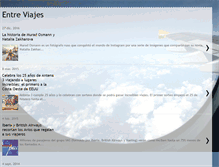 Tablet Screenshot of entreviajes.blogspot.com
