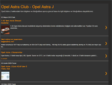 Tablet Screenshot of opelastraclub.blogspot.com