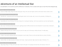 Tablet Screenshot of intellectualslut.blogspot.com