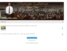 Tablet Screenshot of iglesiabautistaaguaviva.blogspot.com