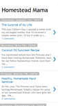 Mobile Screenshot of homesteadmama.blogspot.com