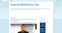 Desktop Screenshot of internetmarketingtipsweb.blogspot.com