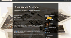 Desktop Screenshot of americanhaunts.blogspot.com