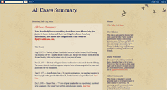 Desktop Screenshot of ovcoldcasessummary.blogspot.com