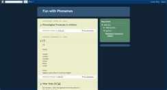 Desktop Screenshot of funphonemes.blogspot.com