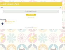Tablet Screenshot of luciagarciaotero.blogspot.com