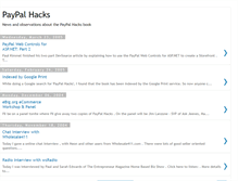 Tablet Screenshot of paypalhacks.blogspot.com